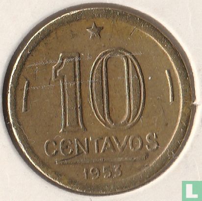 Brésil 10 centavos 1953 - Image 1