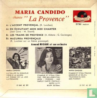 Maria Candido chante La Provence - Afbeelding 2