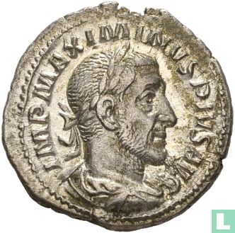 Maximinus I AD 235-238, AR Denarius Rome - Afbeelding 2