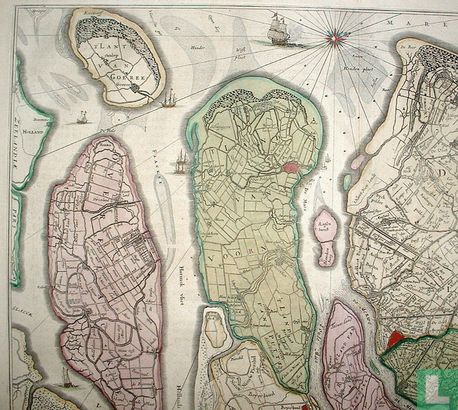 Delflandia, Schielandia, et Insulae trans Mosam illis objacentes ut sunt Voorna, Overflackea, Goerea, Yselmonda, etc. - Image 2