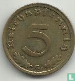 Duitse Rijk 5 reichspfennig 1939 (G) - Afbeelding 2