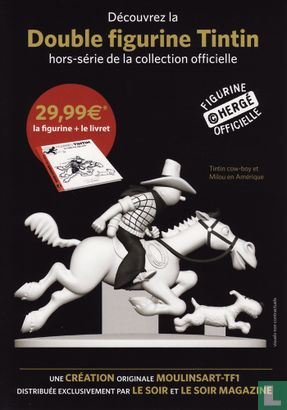 Double figurine Tintin - Afbeelding 1