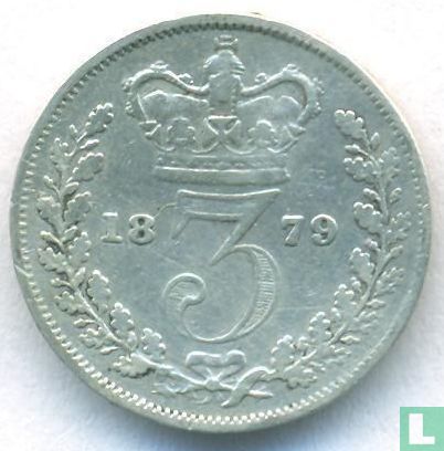 Verenigd Koninkrijk 3 pence 1879 - Afbeelding 1