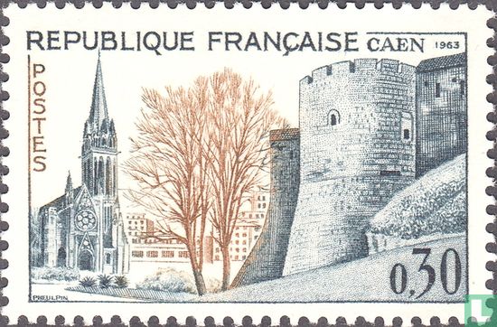 Caen- Kerk en slottoren
