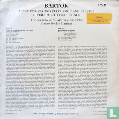 Bartók: Music for Strings, Percussion and Celeste / Divertimento for Strings - Image 2
