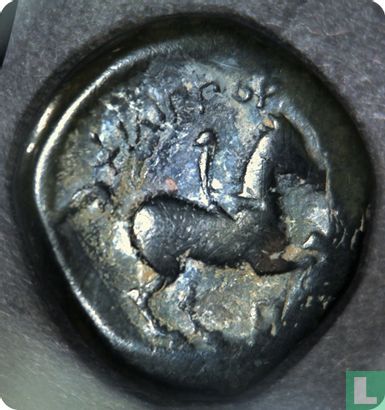 Koninkrijk Macedonie, AE18 double unit,  359 - 336 BC, Philippus II - Afbeelding 2