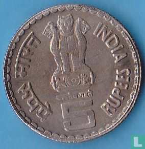 India 5 rupees 2003 (Mumbai) "Dadabhai Naroji" - Image 1