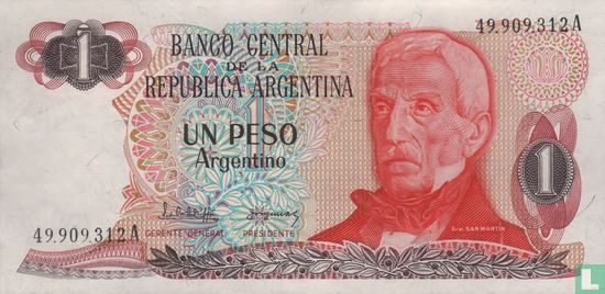 Argentina 1 Peso Argentino 1983 - Image 1