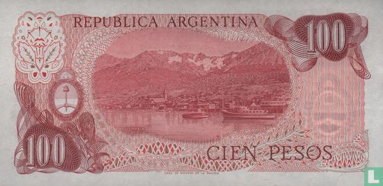 Argentinien 100 Pesos 1976 - Bild 2