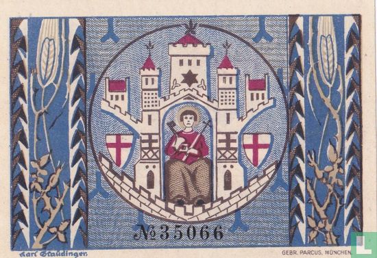 duitsland 50 pfennig 1920 - Afbeelding 2