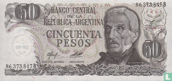 Argentinien 50 Pesos  - Bild 1