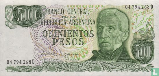 Argentinien 500 Pesos (Lopez - Lanella) - Bild 1