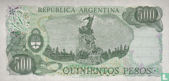 Argentinië 500 Pesos (Lopez - Lanella) - Afbeelding 2