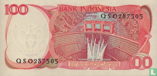 Indonesien 100 Rupiah 1984 (P122b) - Bild 2