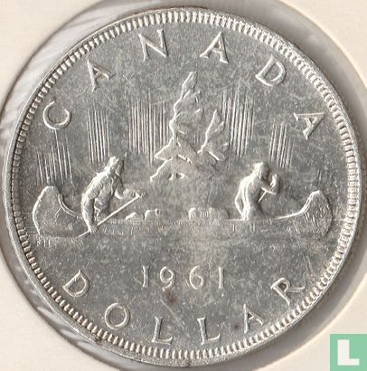 Canada 1 dollar 1961 - Image 1