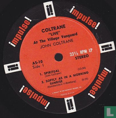 Coltrane “Live”  at the Village Vanguard  - Image 3