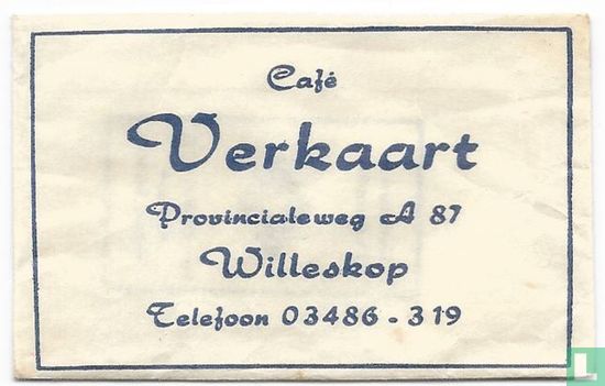 Café Verkaart - Afbeelding 1