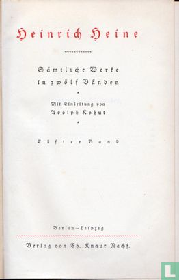 Heinrich Heine Sämtliche Werke - Afbeelding 3