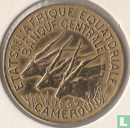 États d'Afrique équatoriale 10 francs 1965 - Image 1