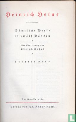 Heinrich Heine Sämtliche Werke - Bild 3
