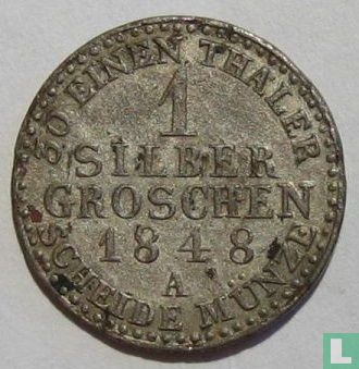 Prusse 1 silbergroschen 1848 (A) - Image 1