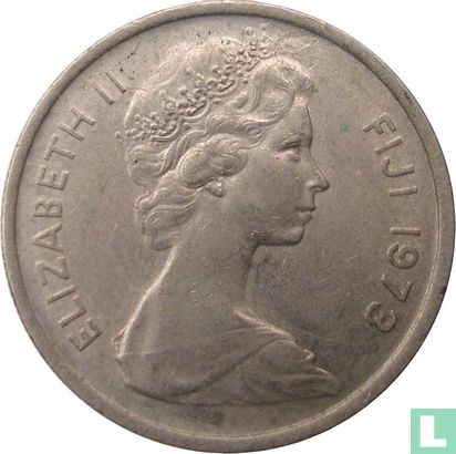 Fiji 5 cents 1973 - Image 1