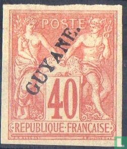 Peace and trade, with overprint - Image 1