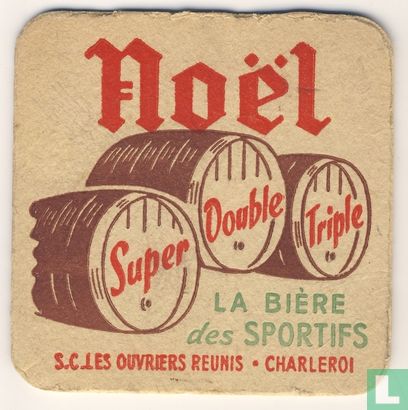 Noël Super Double Triple La bière des sportifs / Courrier-Sport Wanfercée-Baulet Championnat de Belgique professionels - Afbeelding 1