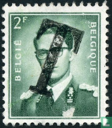 King Baudouin, with overprint T
