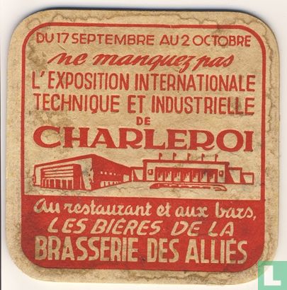 Alliés Exposition intern. tech. et industr. de Charleroi