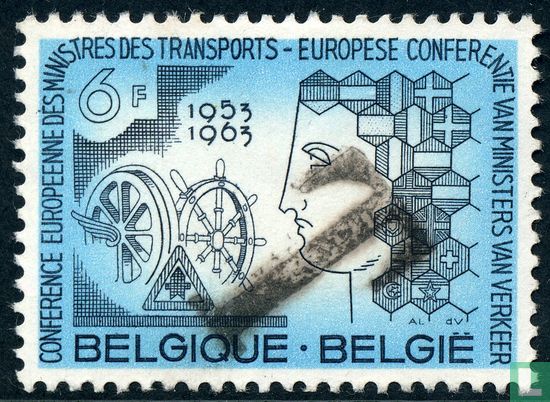 Europäische Konferenz der Verkehrsminister, mit Aufdruck T