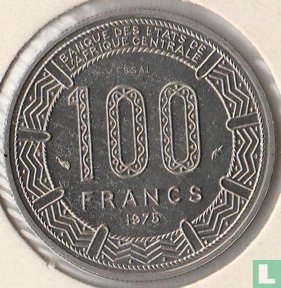 Congo-Brazzaville 100 francs 1975 (proefslag) - Afbeelding 1