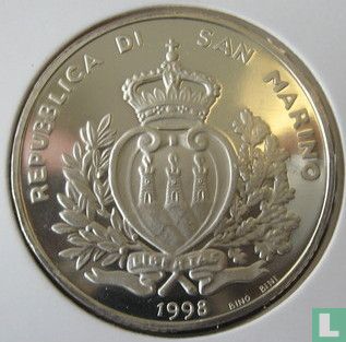 San Marino 10000 lire 1998 (PROOF) "50th anniversary of Ferrari" - Image 1