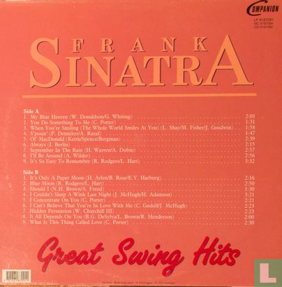 Frank Sinatra Greatest Swing Hits - Afbeelding 2