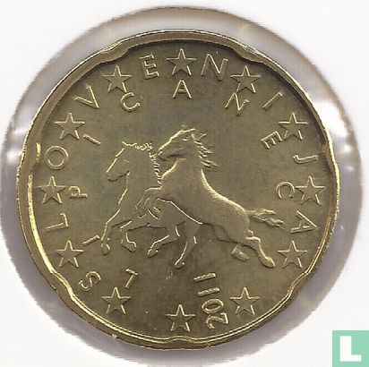 Slovénie 20 cent 2011 - Image 1