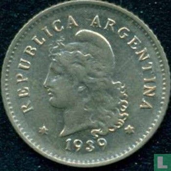 Argentinië 10 centavos 1939 - Afbeelding 1