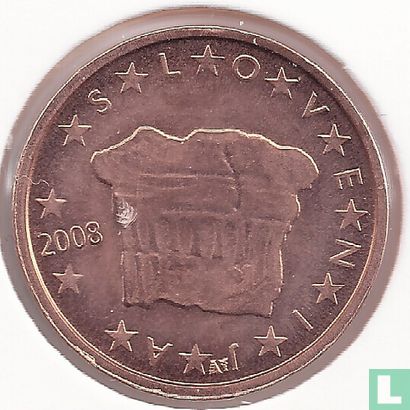 Slovénie 2 cent 2008 - Image 1