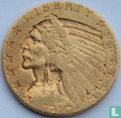 United States 5 dollars 1910 (D) - Image 1
