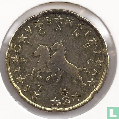 Slovénie 20 cent 2007 - Image 1