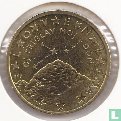 Slovénie 50 cent 2010 - Image 1
