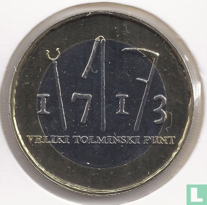 Slovénie 3 euro 2013 "300th anniversary of the Tolmin Peasant Revolt" - Image 2