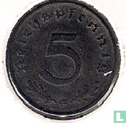 Empire allemand 5 reichspfennig 1942 (G) - Image 2