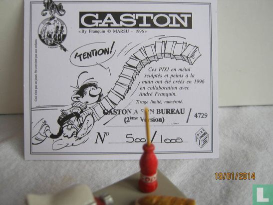 Gaston at his desk (2nd version) - Image 3