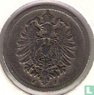 Empire allemand 5 pfennig 1888 (J) - Image 2