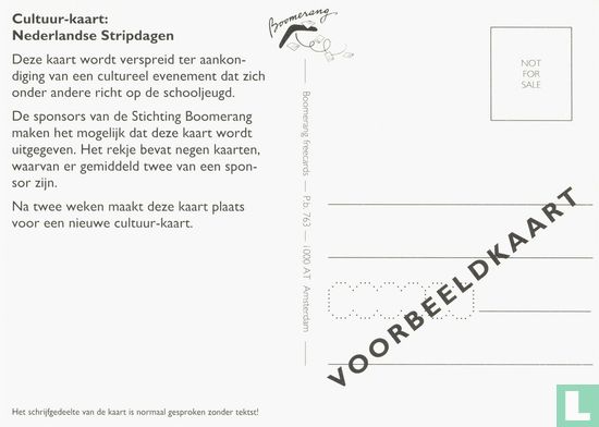 S000008 Stripdagen Haarlem 1994 Voorbeeldkaart - Afbeelding 2