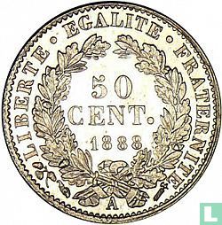 Frankrijk 50 centimes 1888 - Afbeelding 1