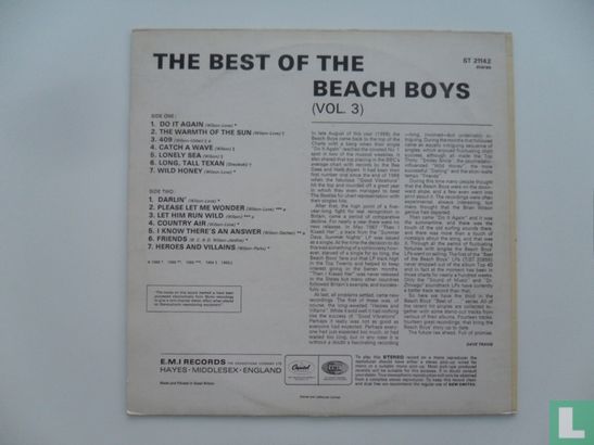 The Best of the Beach Boys Vol. 3  - Afbeelding 2