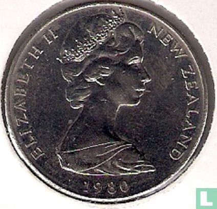 New Zealand 20 cents 1980 (oval 0) - Image 1