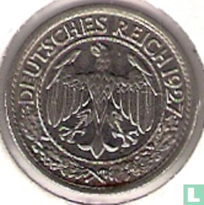 Duitse Rijk 50 reichspfennig 1927 (A) - Afbeelding 1