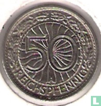 Duitse Rijk 50 reichspfennig 1927 (A) - Afbeelding 2